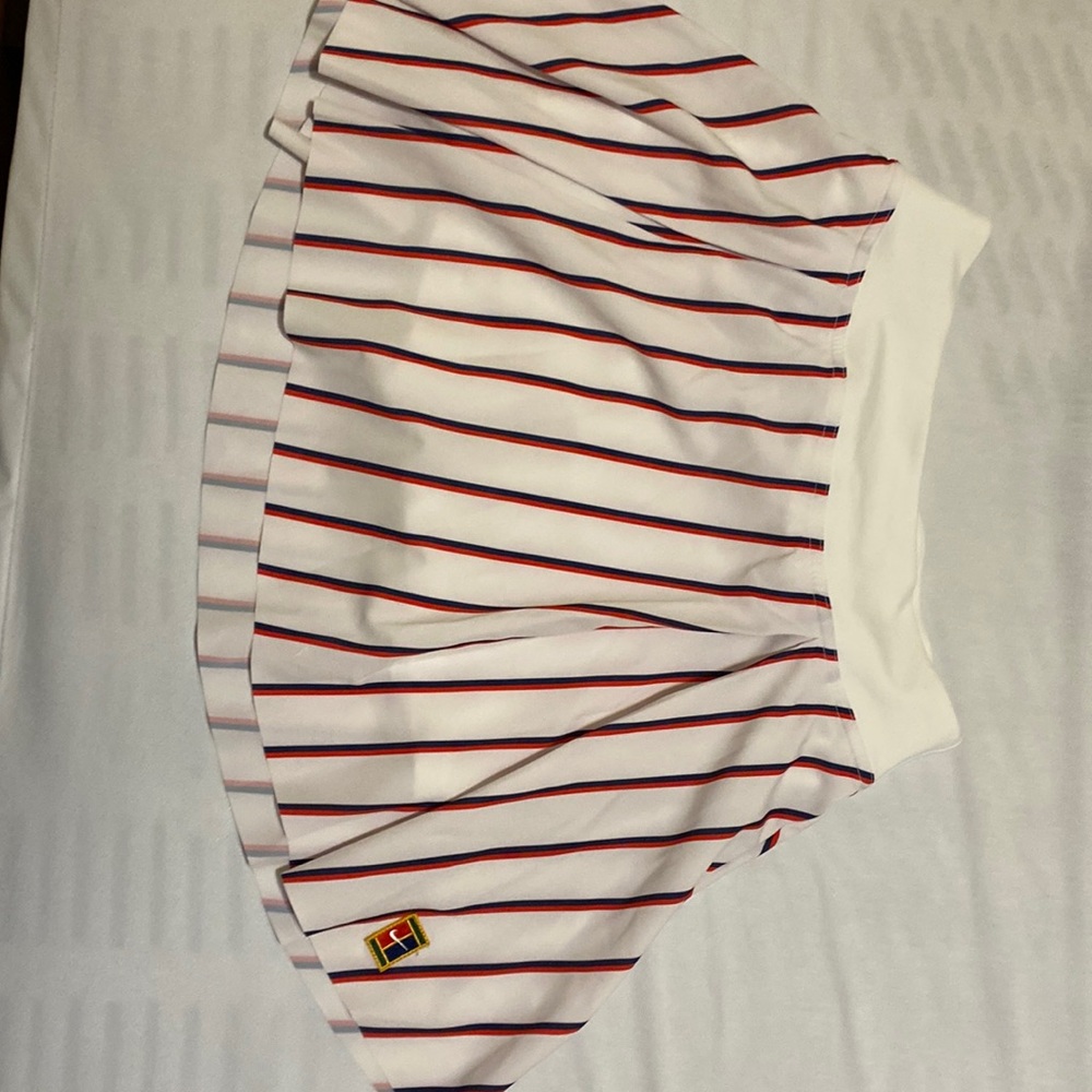Nike club tennis skirt blue and white striped Best offer! Xs